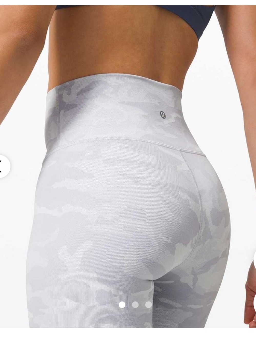 Lululemon Wunder Under Hi Rise Tight 25" Incognito Camo Alpine Sz 8